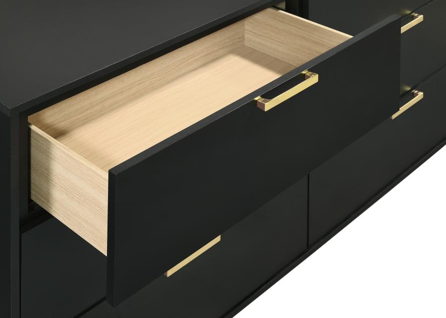 Kendall Bedroom Set Black - Venini Furniture 