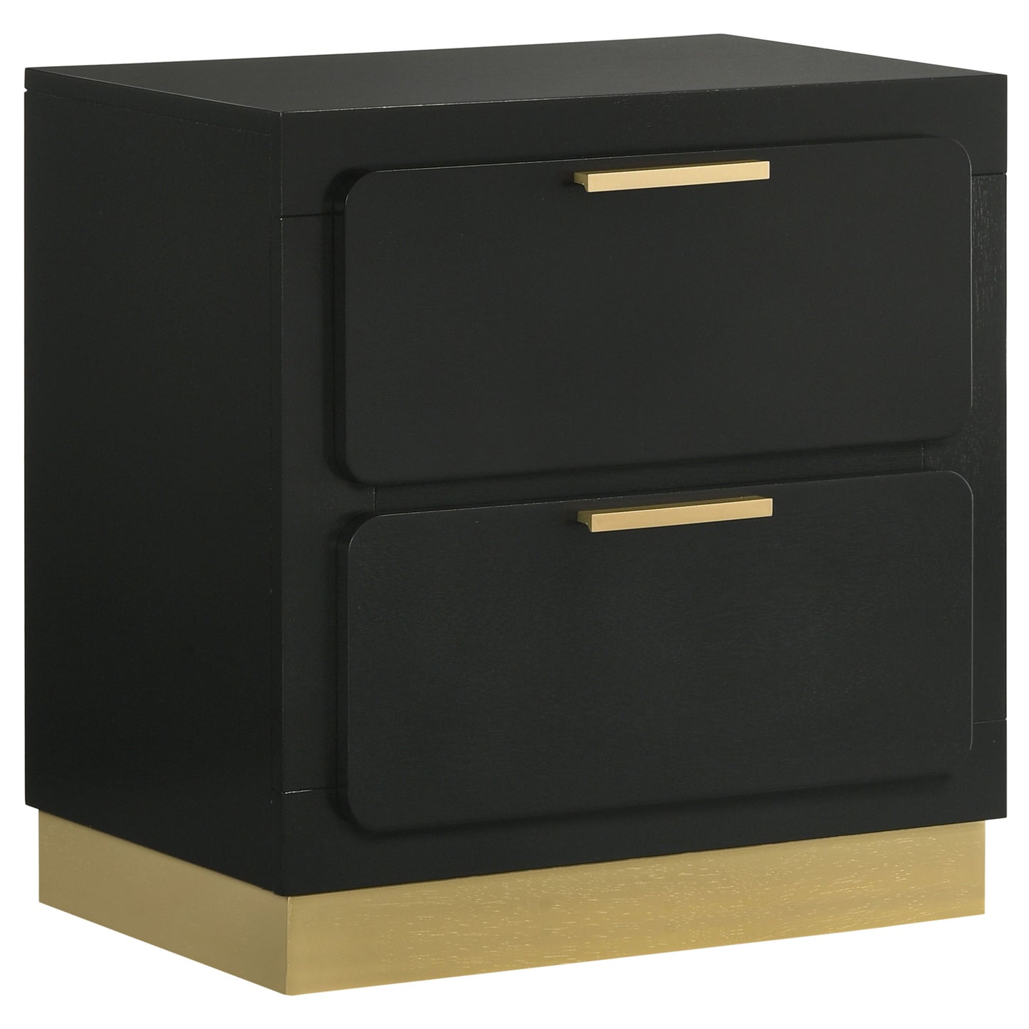 Caraway 2-drawer Nightstand Black 224872
