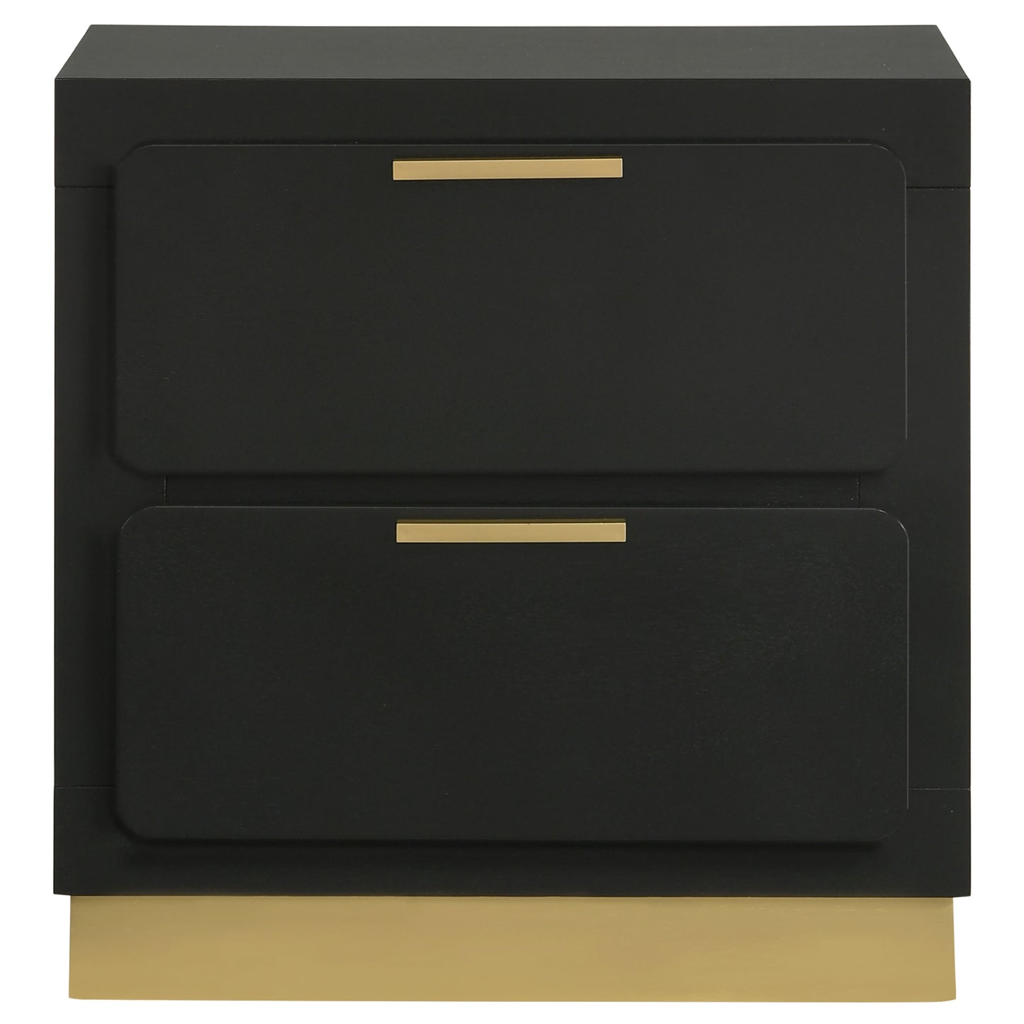Caraway 2-drawer Nightstand Black 224872