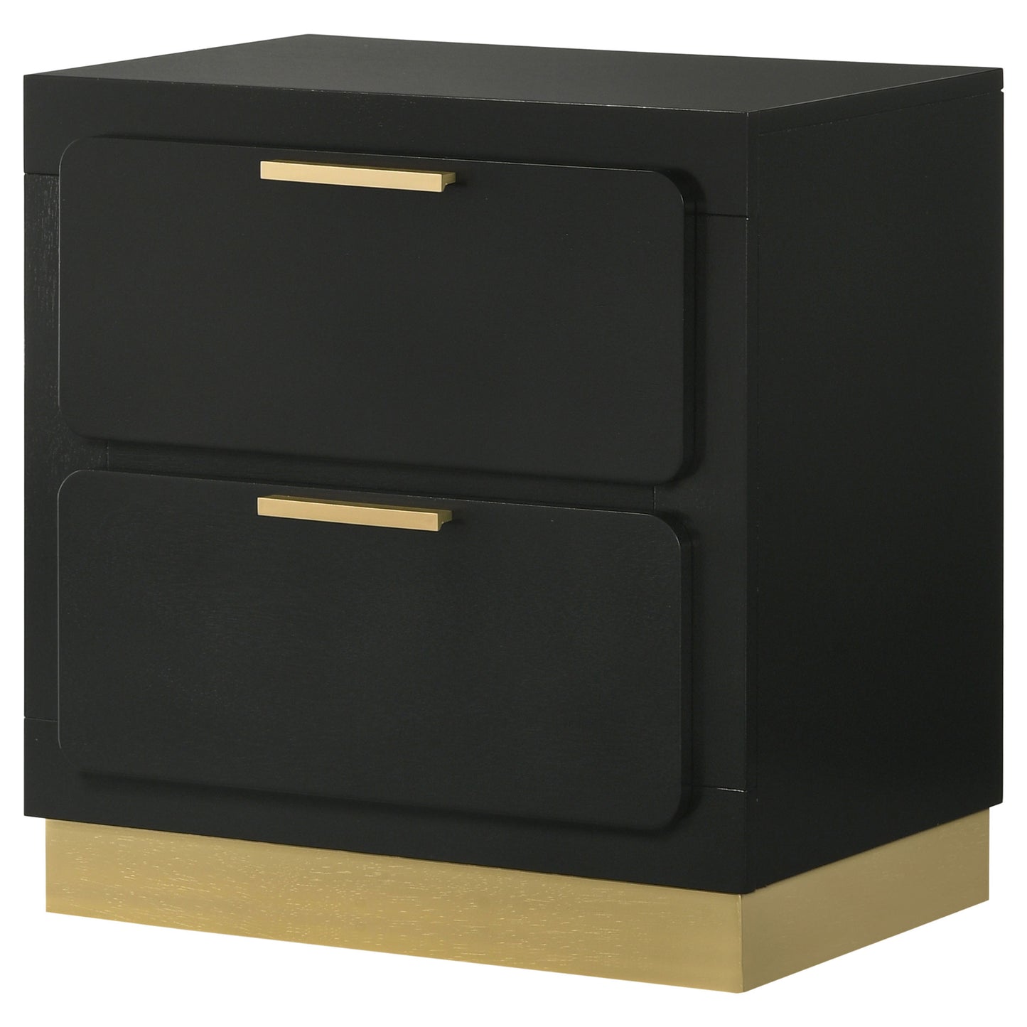 Caraway 2-drawer Nightstand Black 224872