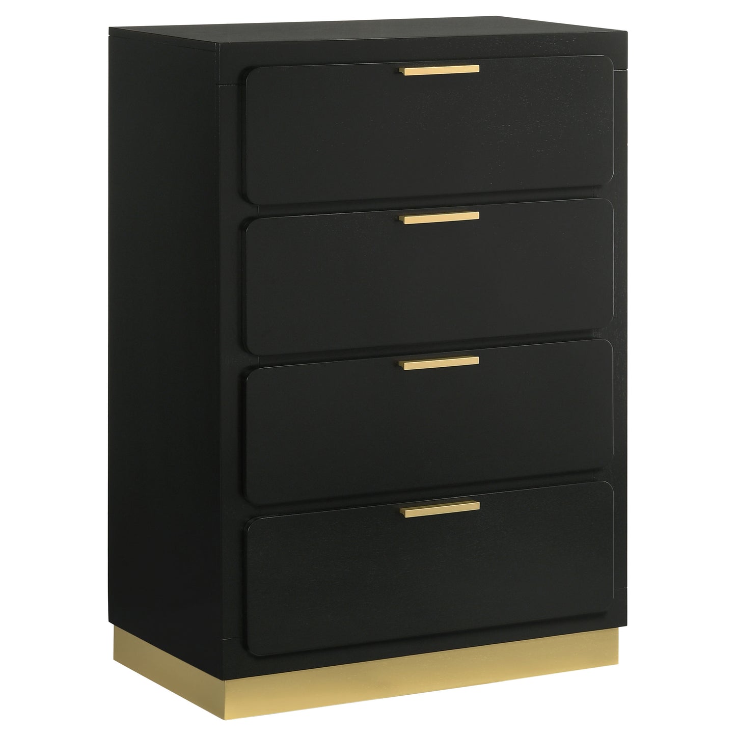 Caraway 4-drawer Bedroom Chest Black 224785