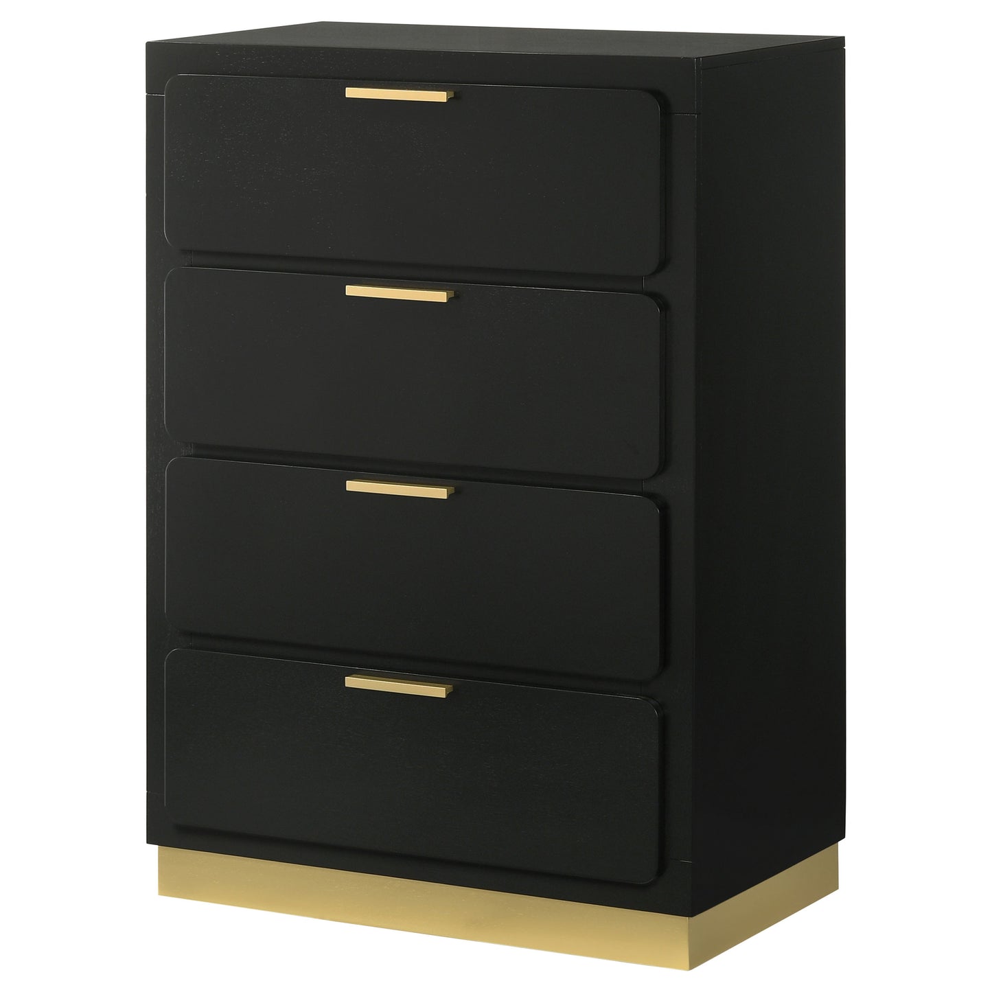 Caraway 4-drawer Bedroom Chest Black 224785