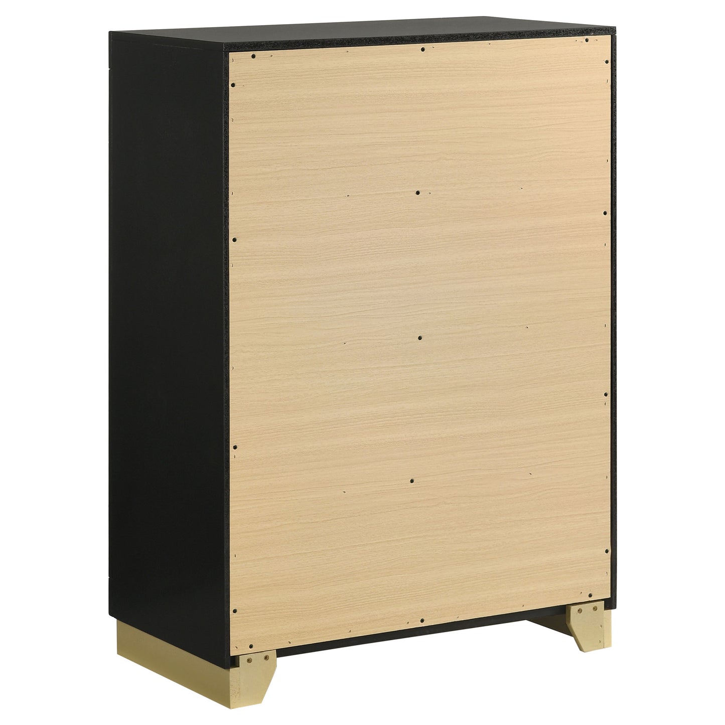 Caraway 4-drawer Bedroom Chest Black 224785
