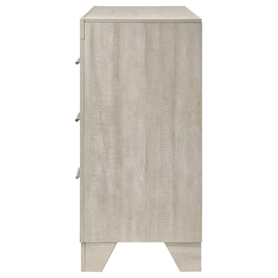 Trenton 6-drawer Bedroom Dresser Rustic Cream 225063 - Venini Furniture 