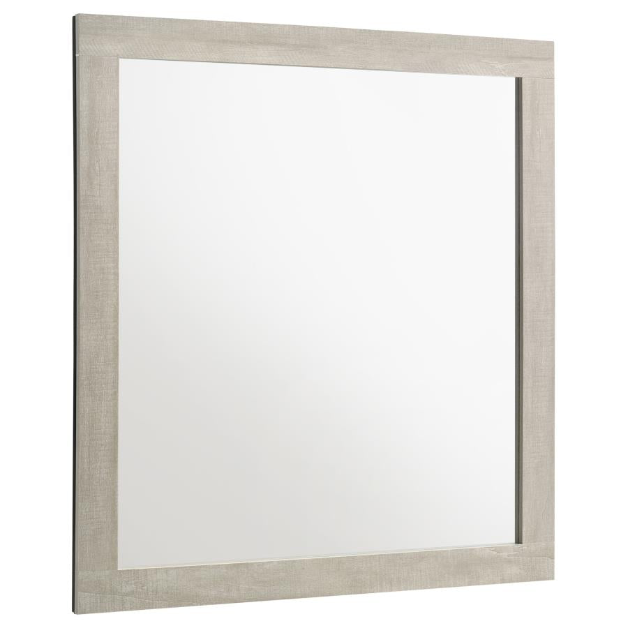 Trenton Dresser Mirror Rustic Cream 225064 - Venini Furniture 