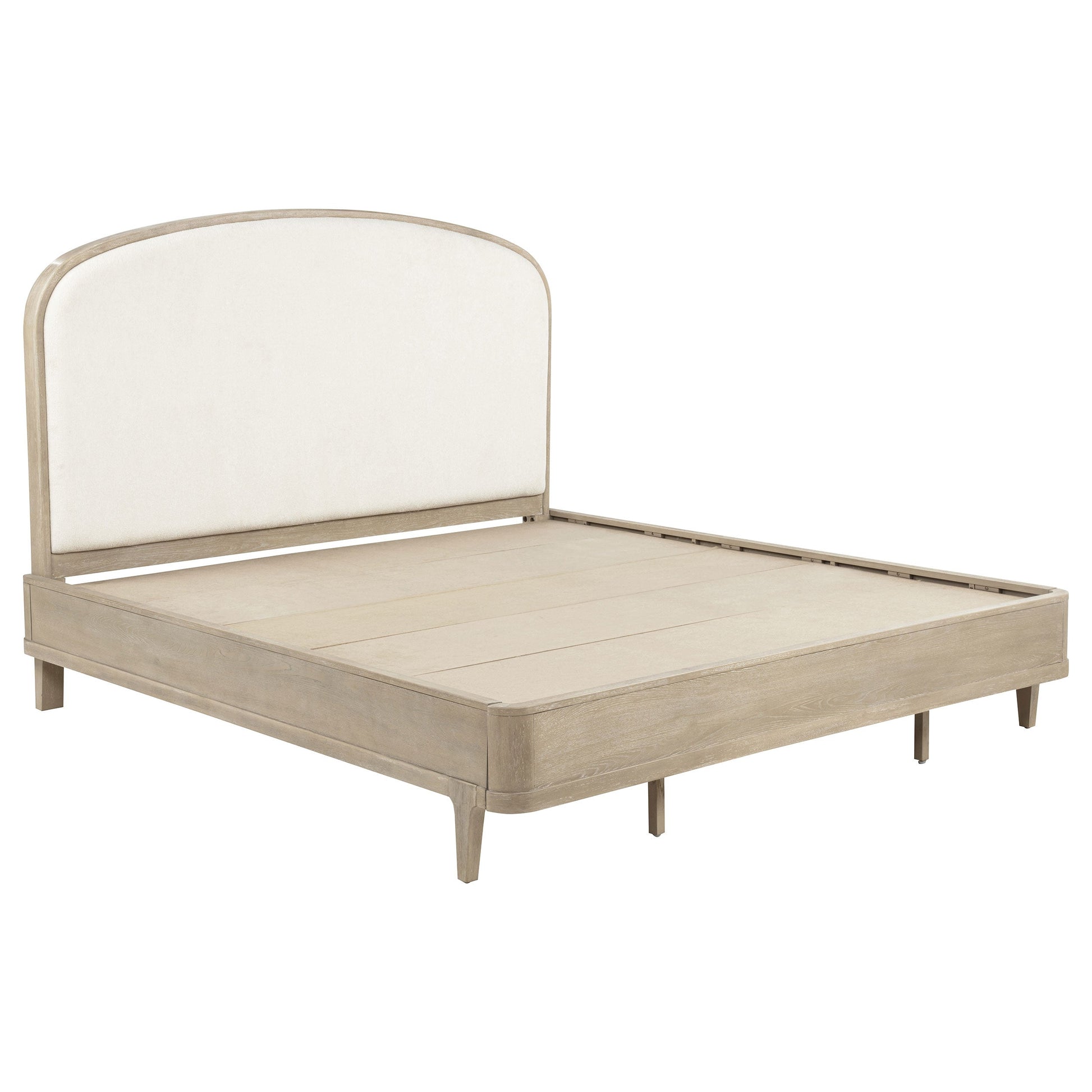 Lucaire  Upholstered Panel Bed Sandstone - Venini Furniture 