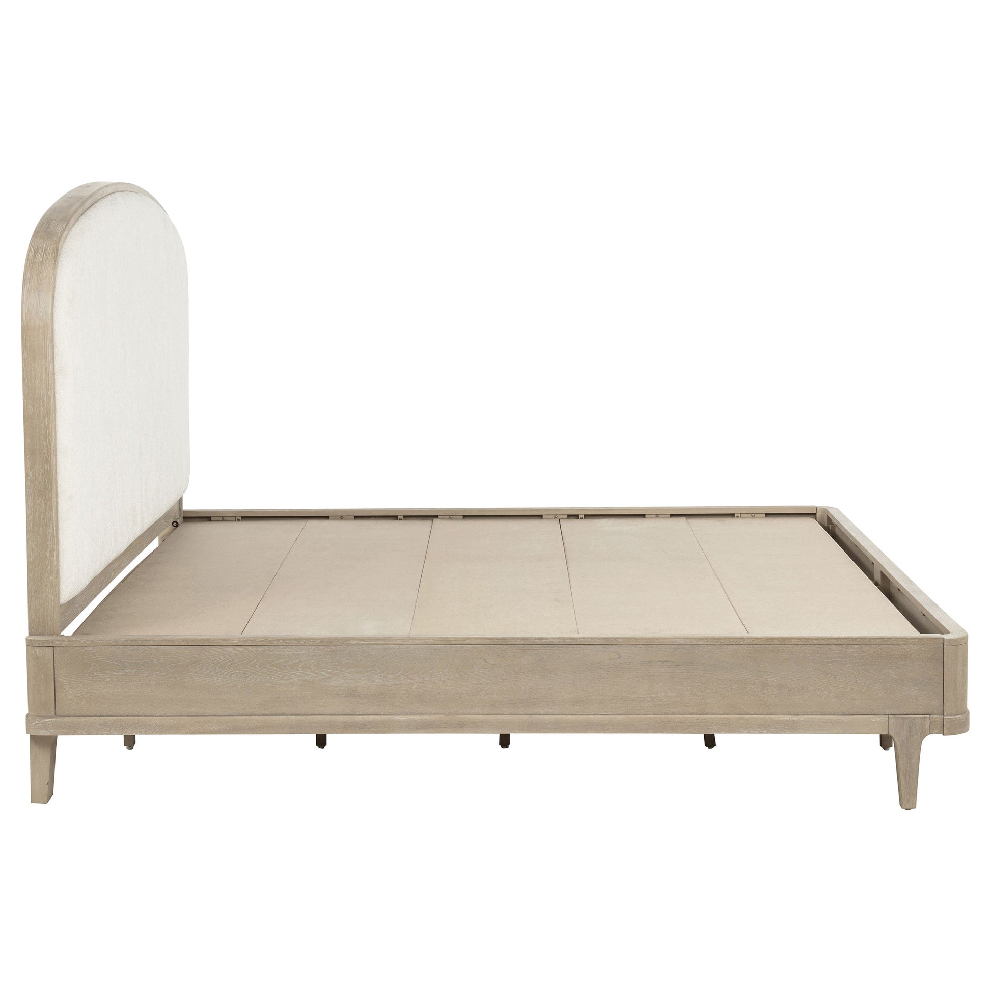 Lucaire  Upholstered Panel Bed Sandstone - Venini Furniture 