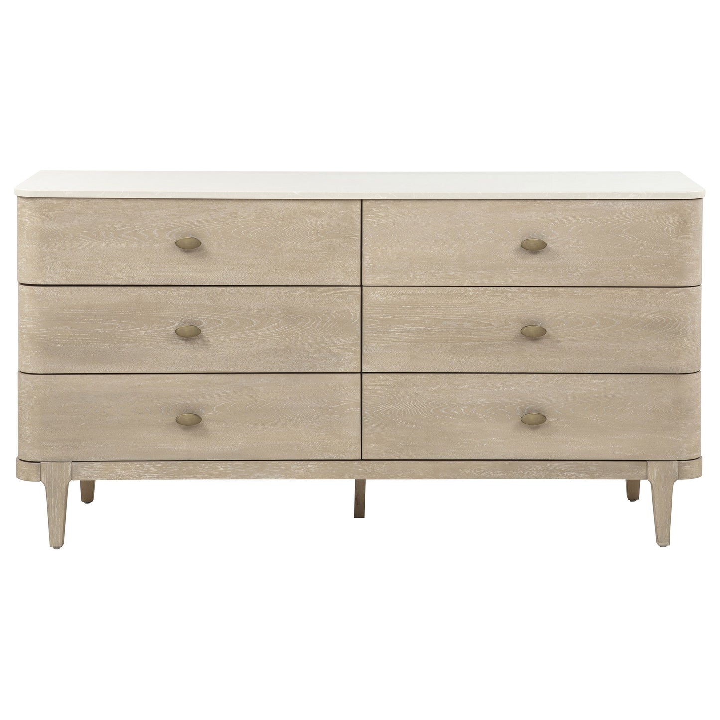 Lucaire 6-drawer Dresser Cabinet Sandstone 225183