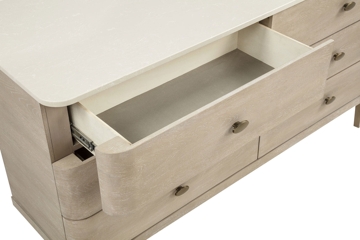 Lucaire 6-drawer Dresser Cabinet Sandstone 225183