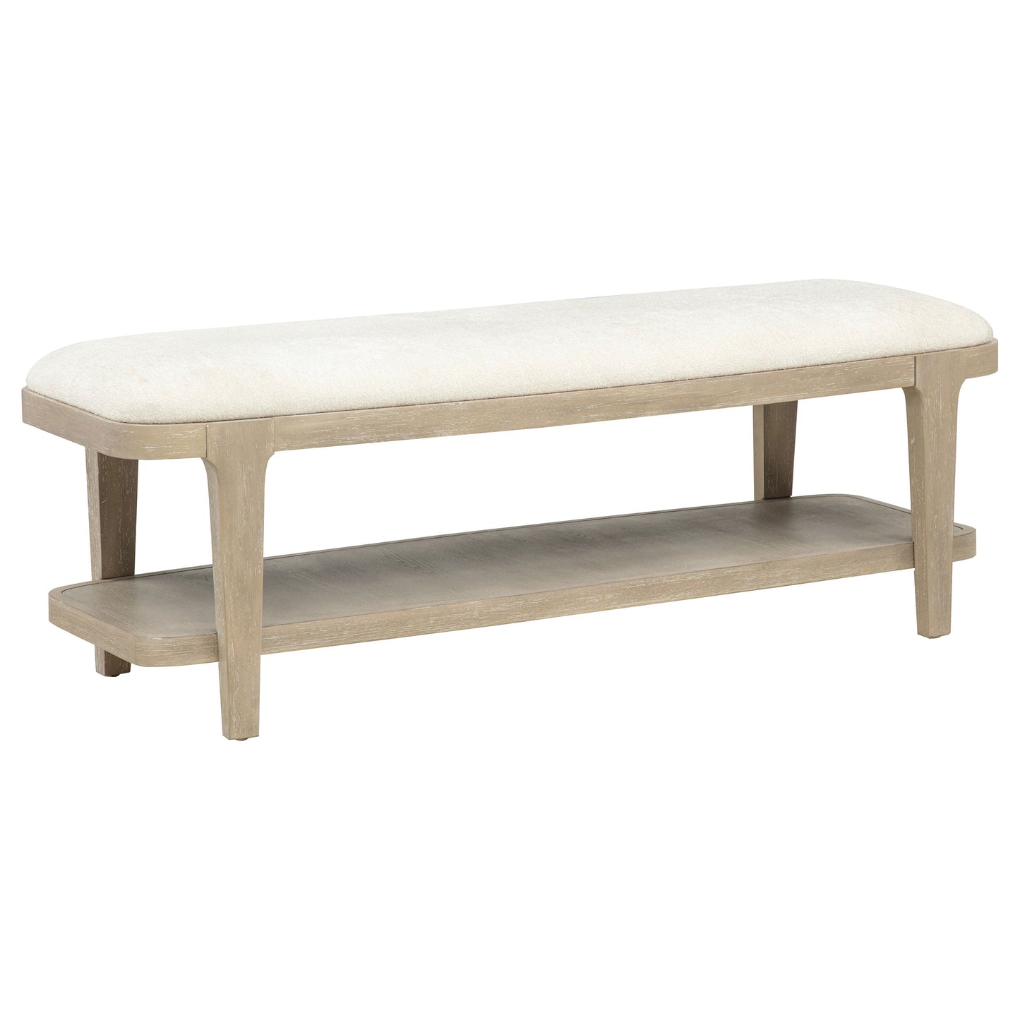 Lucaire Upholstered Bedroom Bench Sandstone 225186