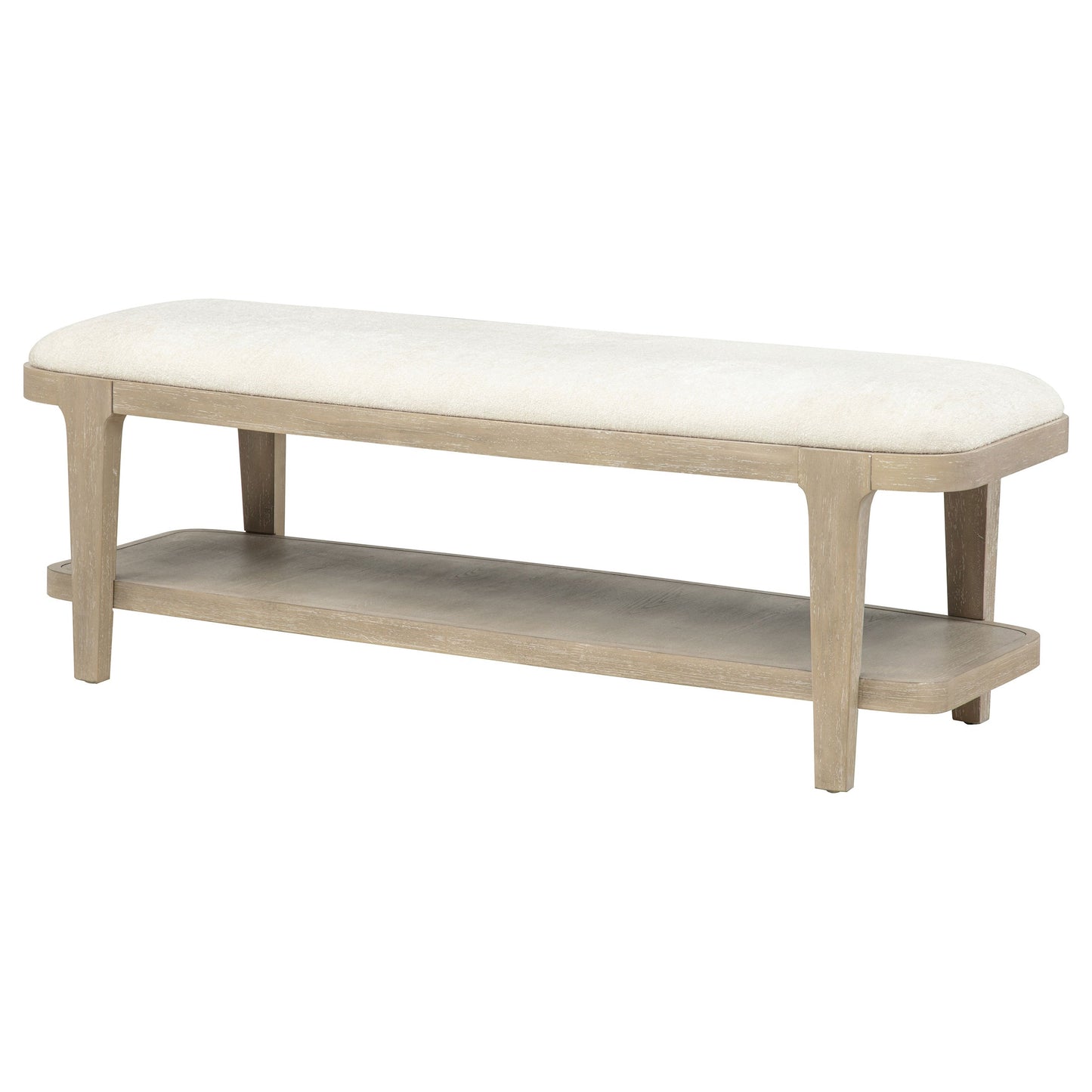 Lucaire Upholstered Bedroom Bench Sandstone 225186