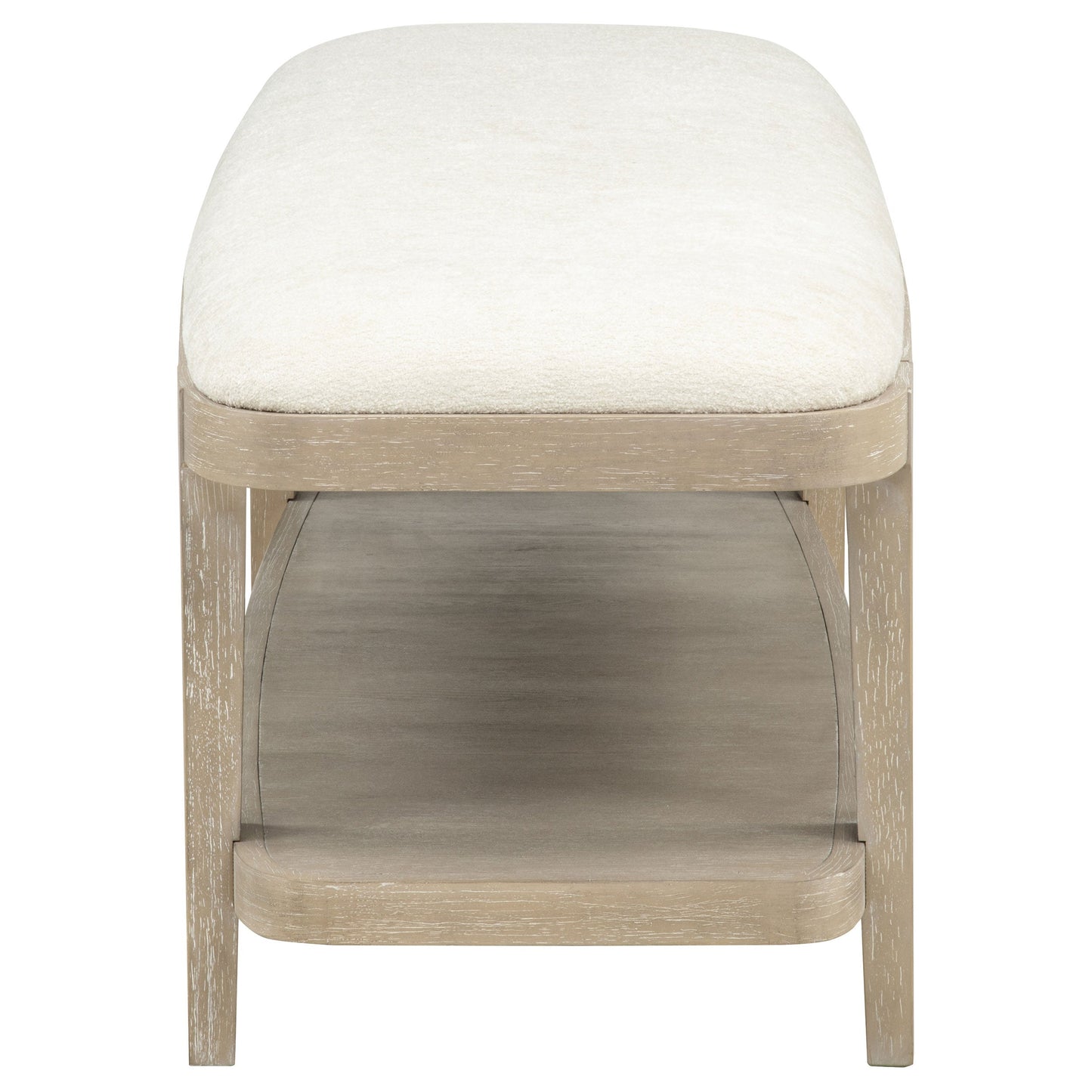 Lucaire Upholstered Bedroom Bench Sandstone 225186
