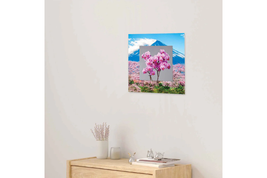 VEXIS Orchids with Background Miniature Fine Wall Art TG