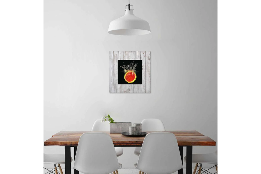 LYTOR Watermelon with Background Miniature Fine Wall Art TG