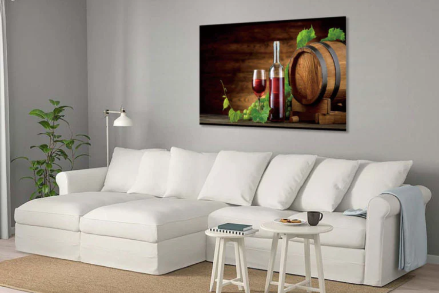 SU-48203 BECK Grape & Wine Wall Art Print TG