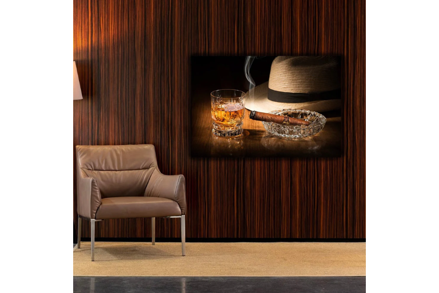 NC-51 CUBAN Rum and Cigar Modern Wall Art TG