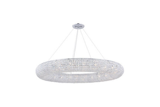 Paris 30 Light 71 inch Chrome Chandelier Ceiling Light