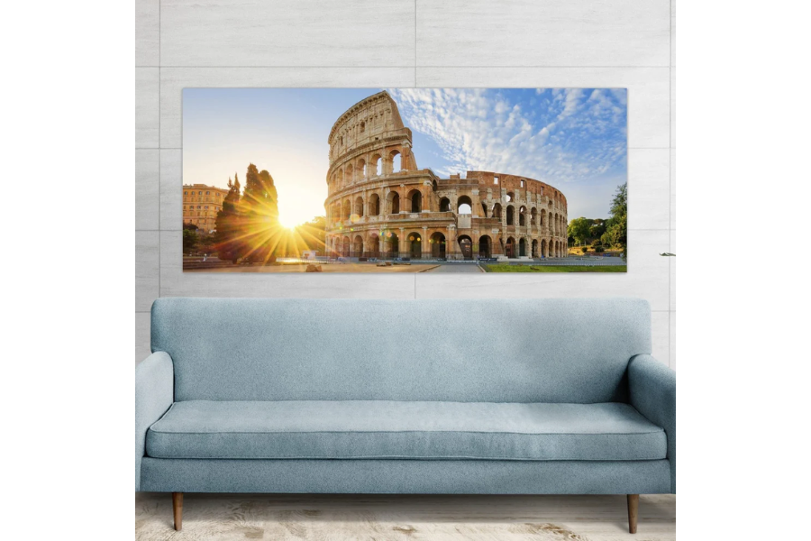 NC-20 ROME Majestic Colosseum At Sunrise Wall Art Print TG