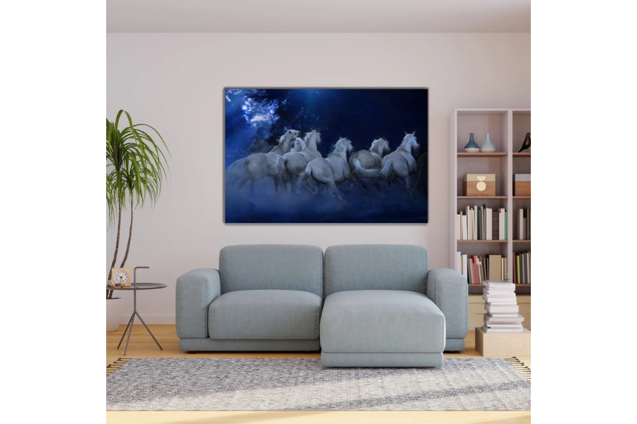 NC-40 EQUINE Horse Running Modern Wall Art TG