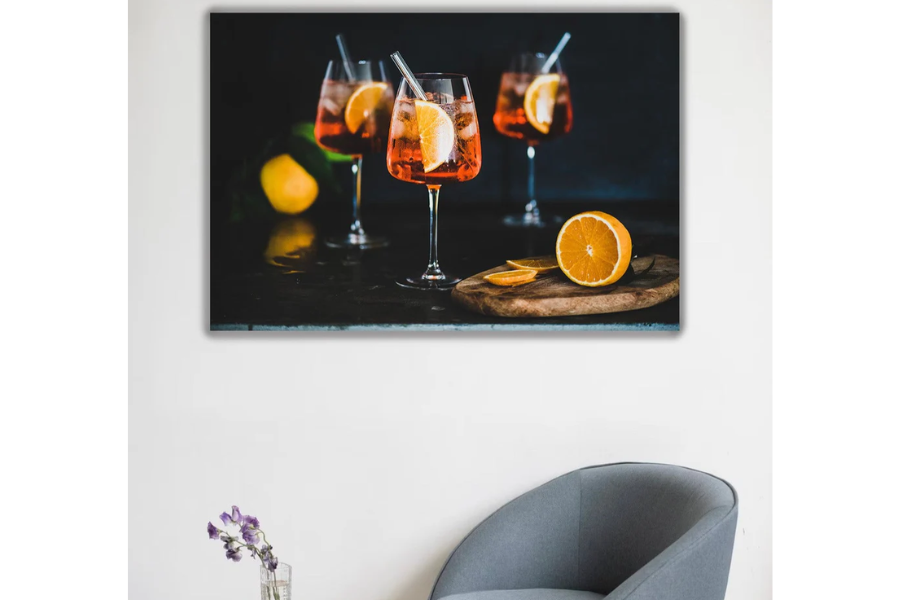 NC-50 APEROL Cocktail Drink Modern Wall Art TG