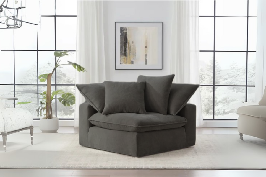 Sereen Fabric Corner Chair with 2 Pillows