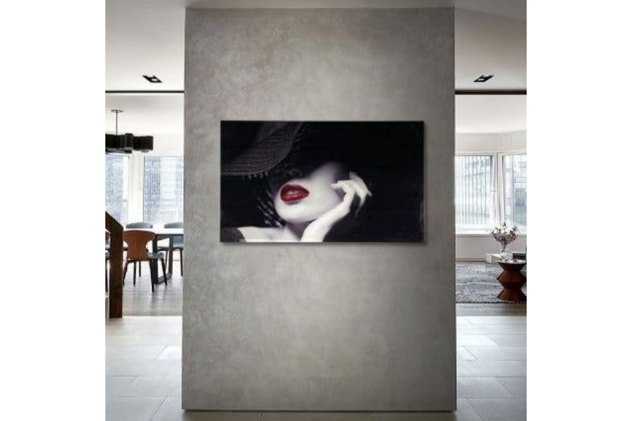 RETRO Lady Portrait Modern Wall Art TG