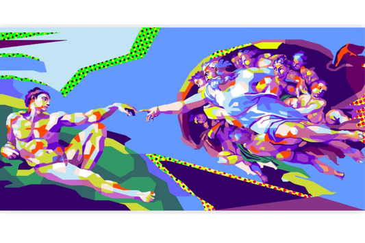 POP-03 ADAM The Creation Pop Wall Art Print TG