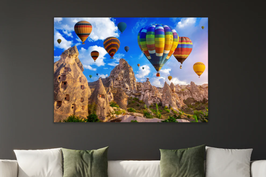 NC-55 CAPPADOCIA Hot Air Balloon Modern Wall Art TG