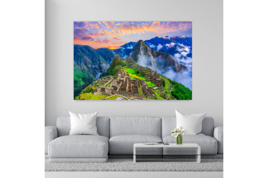 NC-57 INCA Landscape Terraces Modern Wall Art TG
