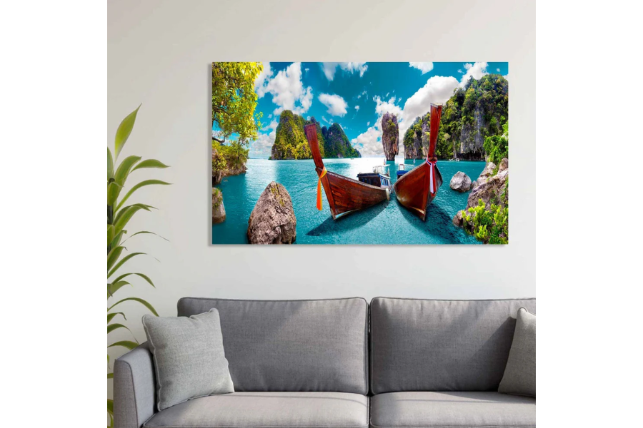 MARINA Phi Phi Sails Modern Wall Art TG