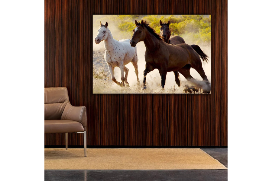 NC-42 GALLOP Horse Running Modern Wall Art TG