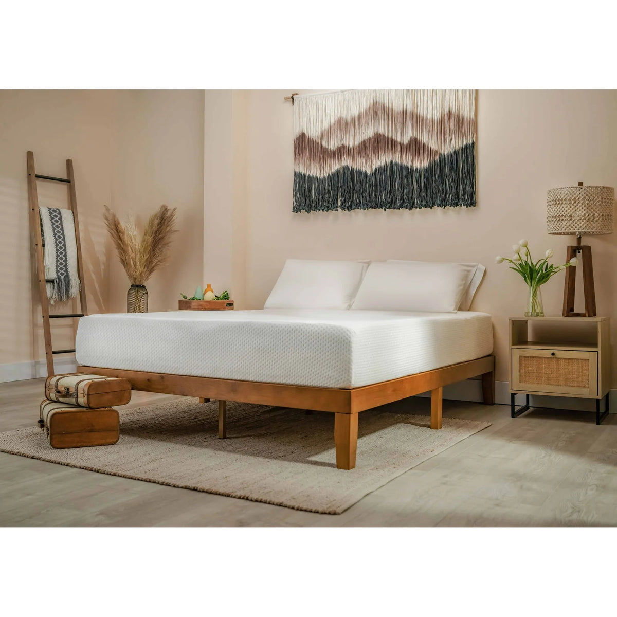 12" Green Tea Cooling Memory Foam Mattress