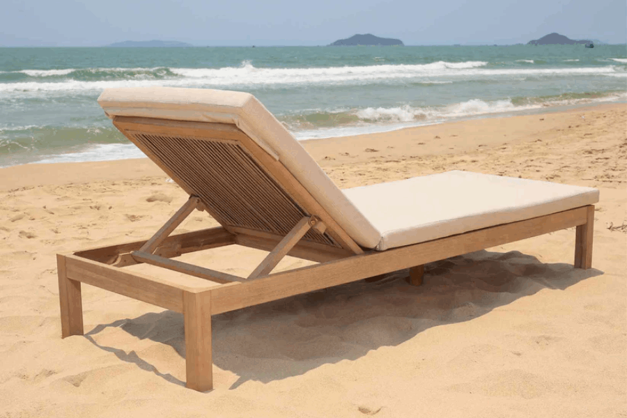 Panama Jack Cabo Chaise Lounge with Cushion PJO-4401-NAT-CL