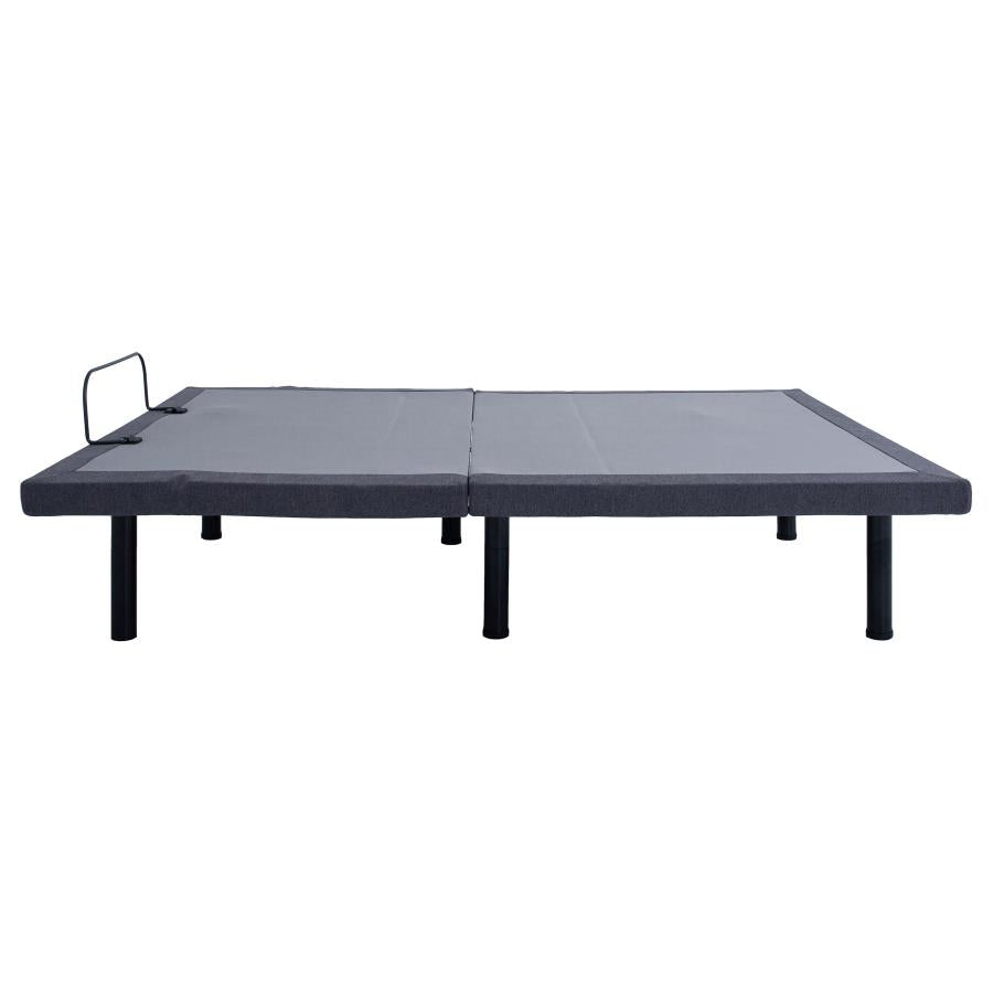 Clara Adjustable Bed Base Grey and Black.