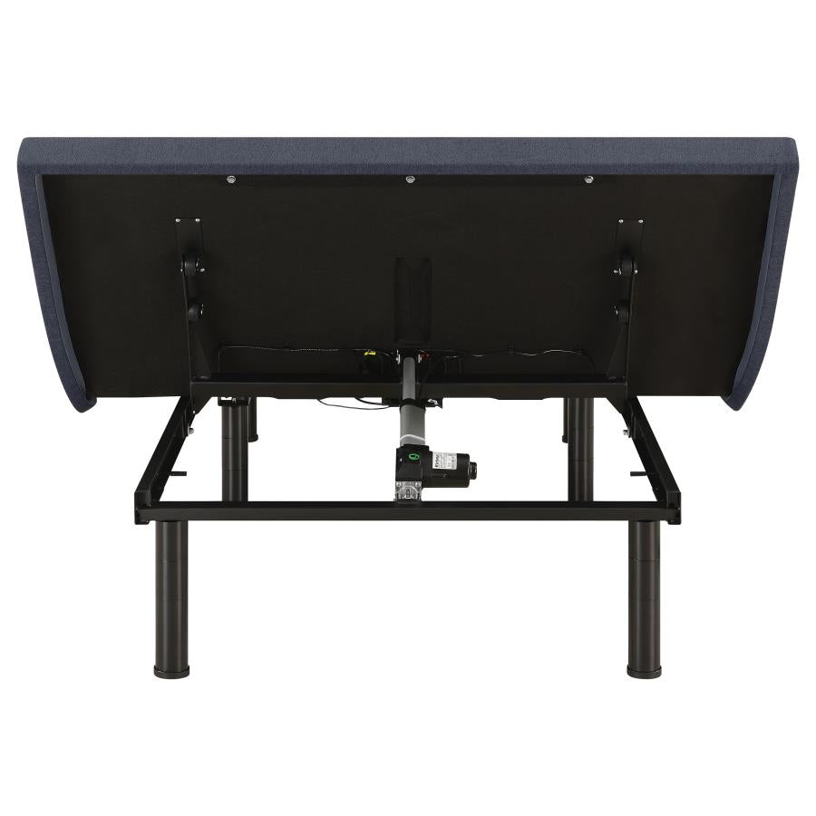 Clara Adjustable Bed Base Grey and Black.