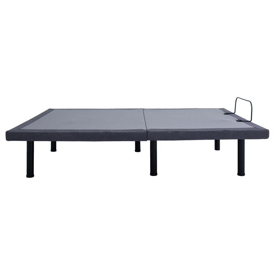 Clara Adjustable Bed Base Grey and Black.