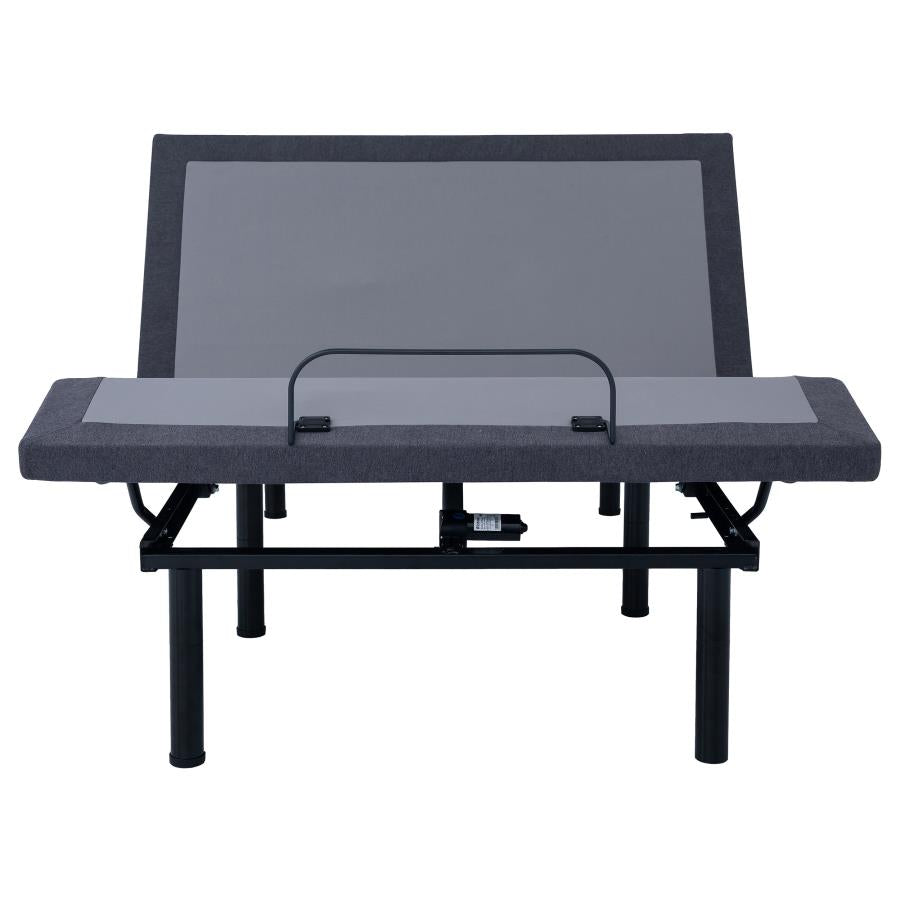 Negan Adjustable Bed Base Grey and Black