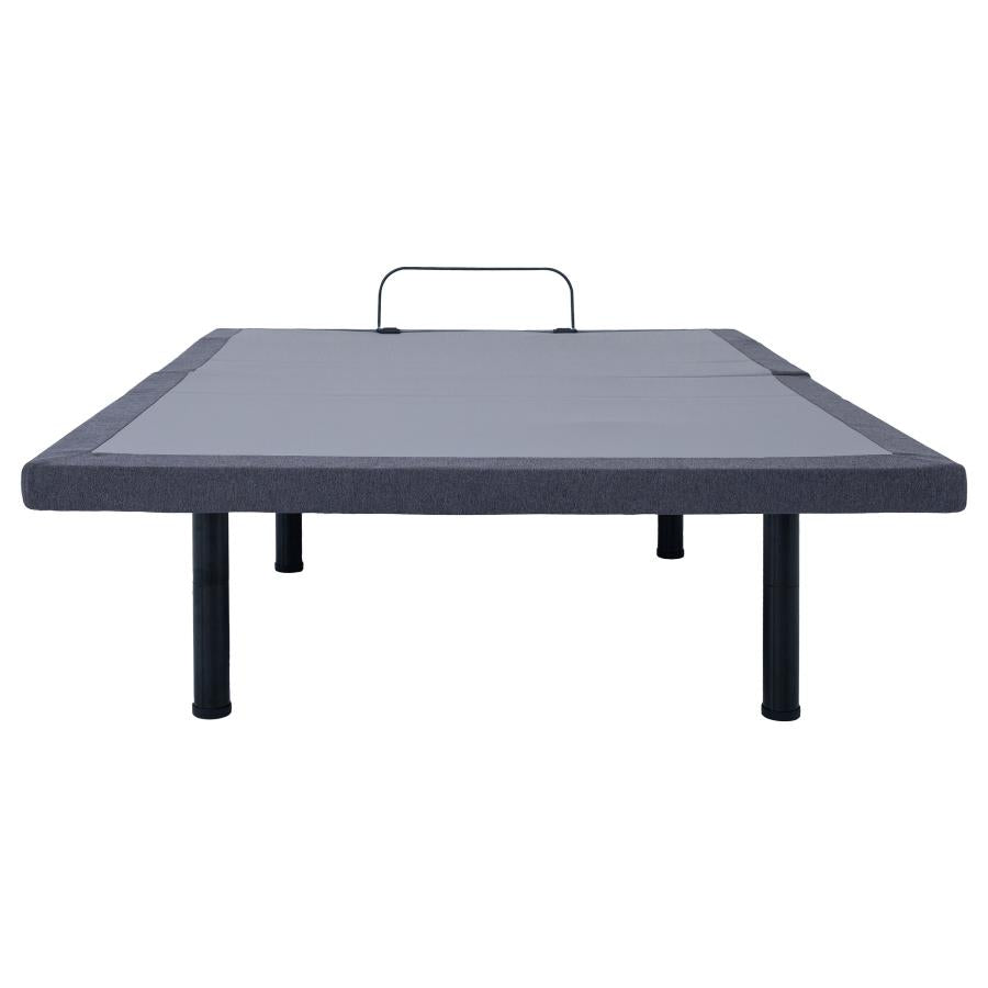 Negan Adjustable Bed Base Grey and Black