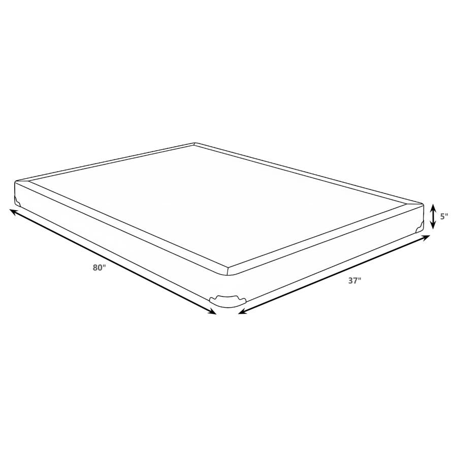 Mercer 5-inch Twin XL Low Profile Box Spring Foundation 350415TL