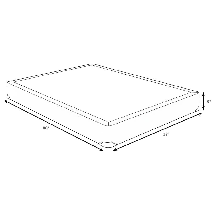 Mercer 9-inch Twin XL Standard Box Spring Foundation 350416TL