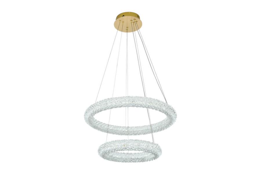 Bowen 2 Light 24.00 inch Chandelier