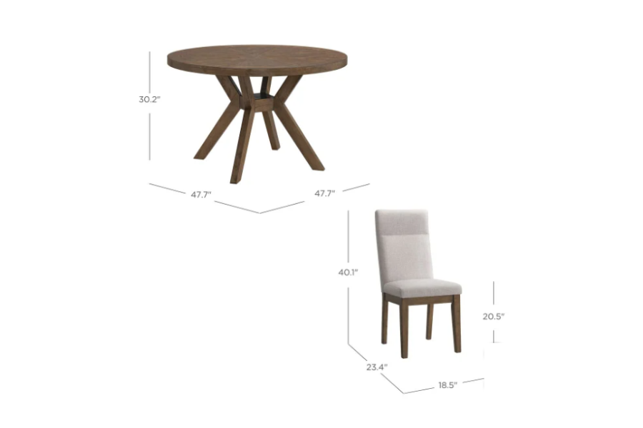 Kaelyn 5-piece Dining Table Set Floor Model