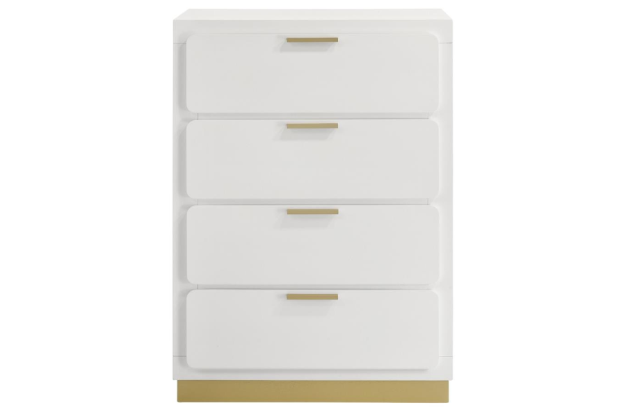 Caraway 4-drawer Bedroom Chest White