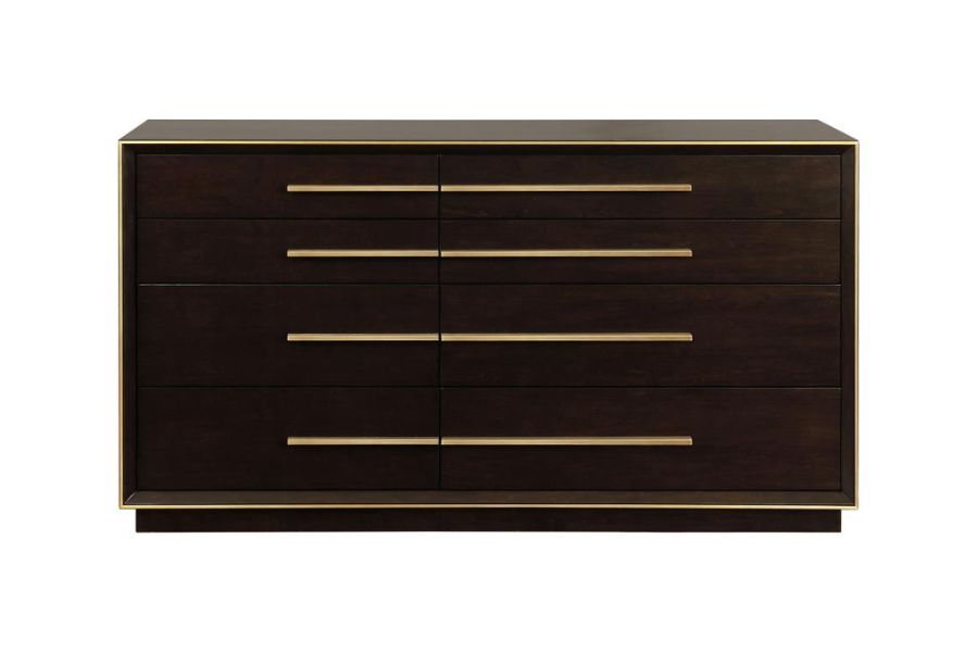 Durango 8-drawer Dresser Smoked Peppercorn 223263 - Venini Furniture 
