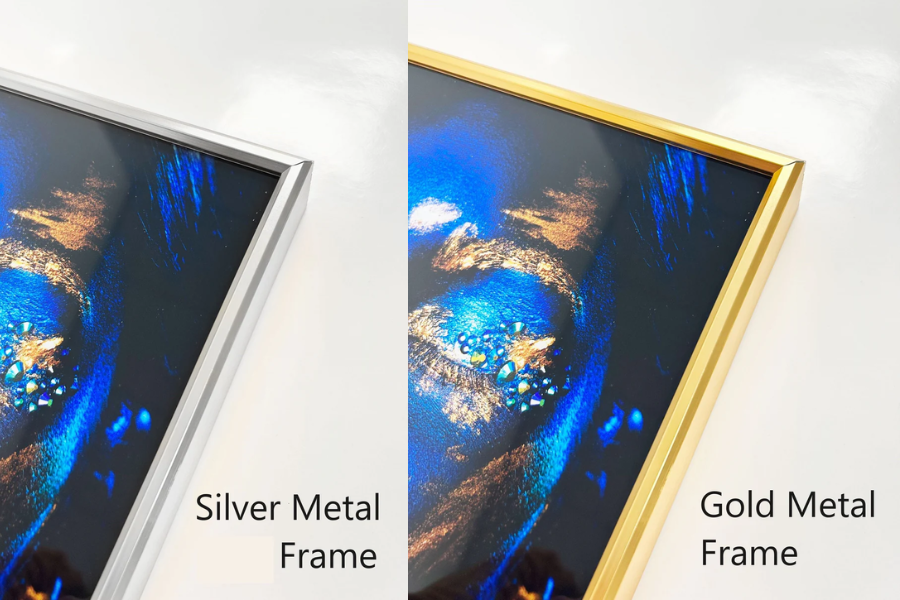 NC-70 GILDED Blue and Gold Horizon Modern Wall Art TG