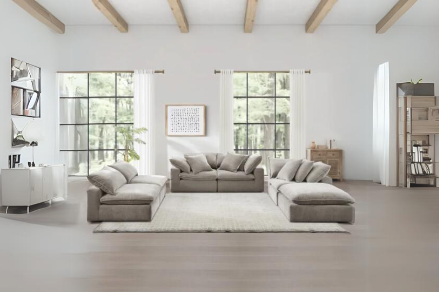 Sereen 5-piece Fabric Modular Sectional 188759