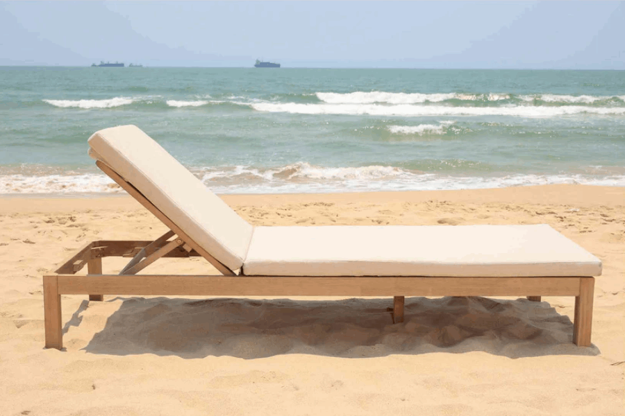 Panama Jack Cabo Chaise Lounge with Cushion PJO-4401-NAT-CL