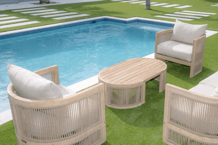 Panama Jack Cabo 4-Piece Sofa Seating Set SKU:PJO-4401-NAT-4PS