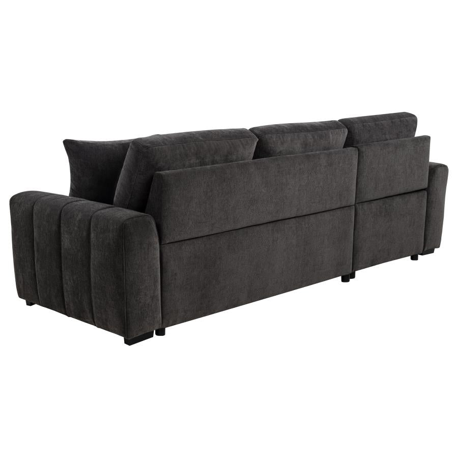 Pastrana Upholstered Sleeper Sectional Sofa LAF Chaise - Venini Furniture 
