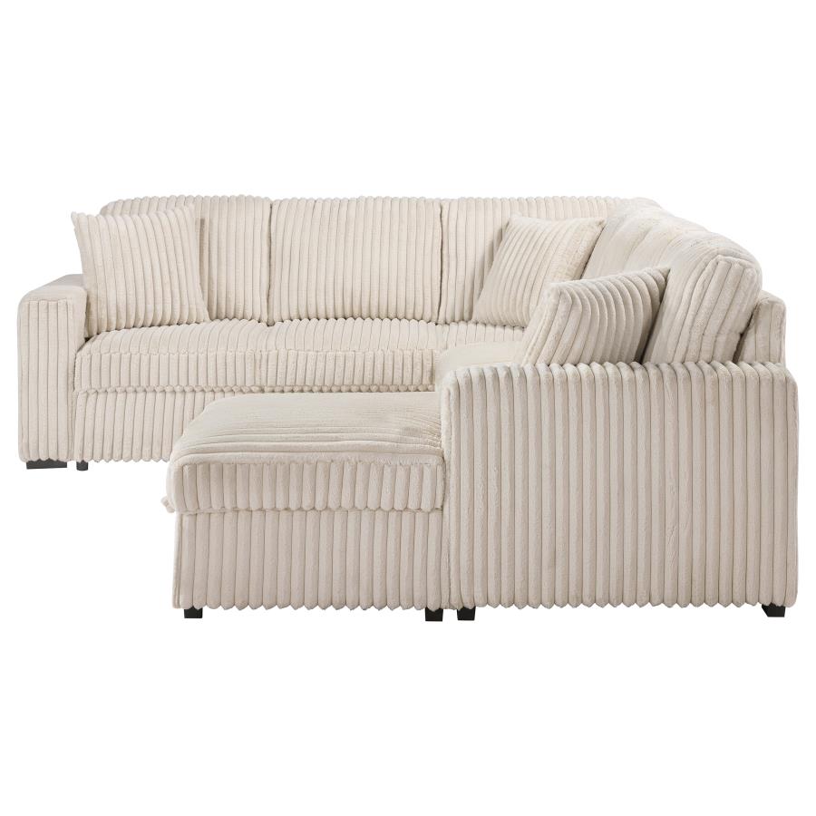 Devonshire Sleeper Sectional Sofa Camel 501205 - Venini Furniture 